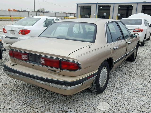 1G4HP53L8PH436376 - 1993 BUICK LESABRE CU GOLD photo 4