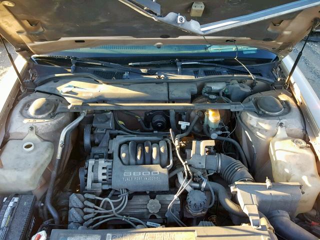 1G4HP53L8PH436376 - 1993 BUICK LESABRE CU GOLD photo 7