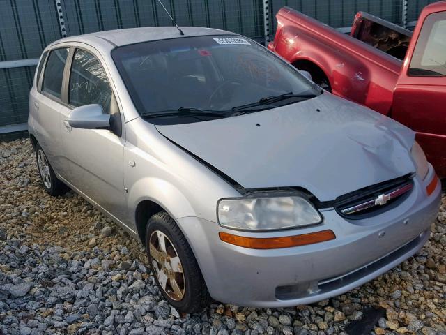 KL1TD66697B763317 - 2007 CHEVROLET AVEO BASE Gümüş foto 1