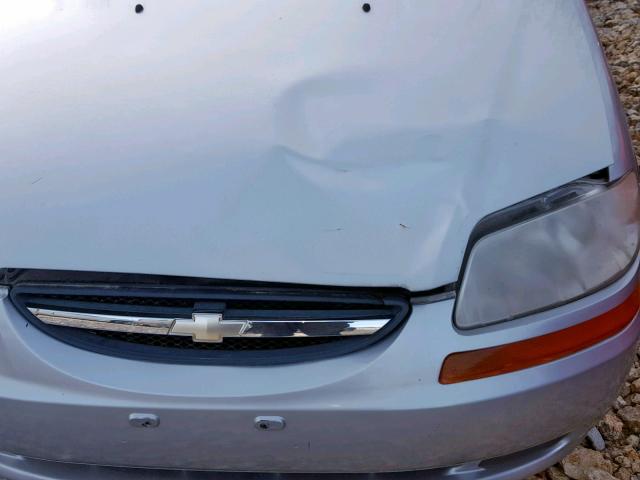 KL1TD66697B763317 - 2007 CHEVROLET AVEO BASE Gümüş foto 9