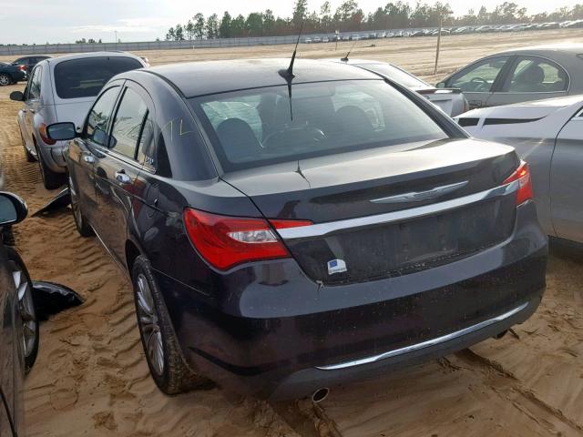 1C3BC2FG3BN518341 - 2011 CHRYSLER 200 LIMITE BLACK photo 3