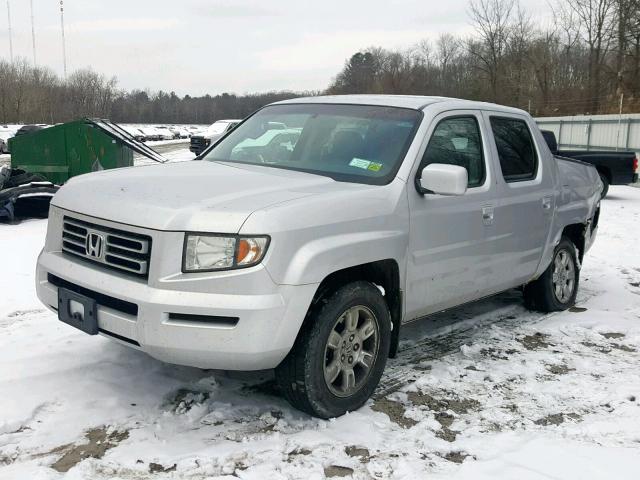 2HJYK16497H523290 - 2007 HONDA RIDGELINE SILVER photo 2