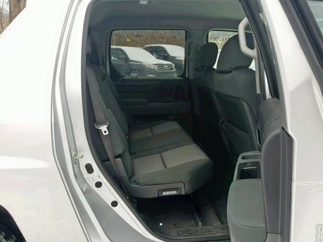 2HJYK16497H523290 - 2007 HONDA RIDGELINE SILVER photo 6