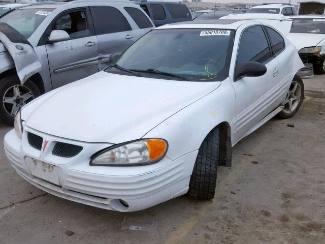 1G2NF12F12C223892 - 2002 PONTIAC GRAND AM S WHITE photo 3