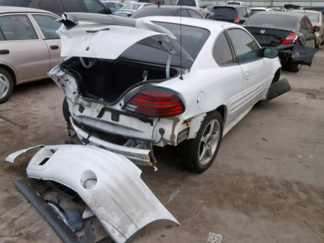 1G2NF12F12C223892 - 2002 PONTIAC GRAND AM S WHITE photo 4