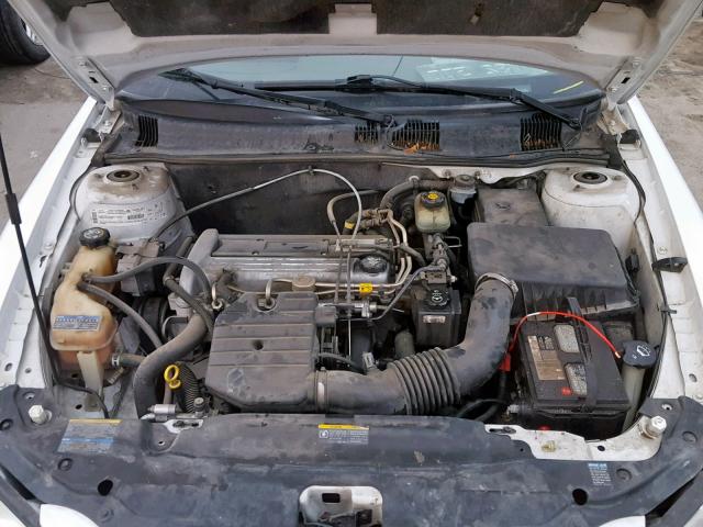 1G2NF12F12C223892 - 2002 PONTIAC GRAND AM S WHITE photo 7