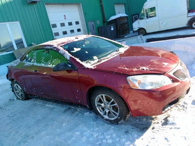 1G2ZH36N294196389 - 2009 PONTIAC G6 GT RED photo 1