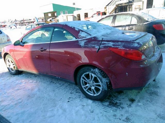 1G2ZH36N294196389 - 2009 PONTIAC G6 GT RED photo 3