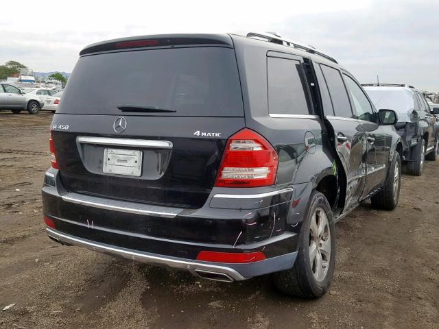 4JGBF7BEXAA535739 - 2010 MERCEDES-BENZ GL 450 4MA BLACK photo 4