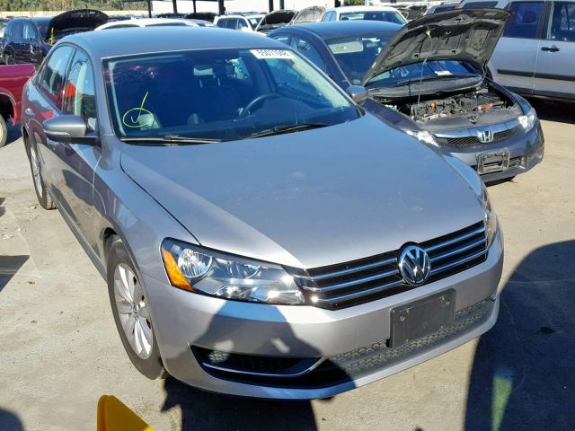 1VWAP7A35EC006414 - 2014 VOLKSWAGEN PASSAT S GRAY photo 1