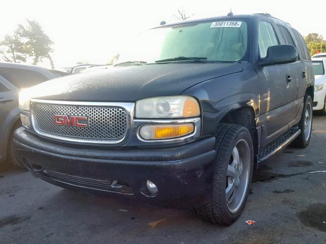 1GKEK63U84J110123 - 2004 GMC YUKON DENA CHARCOAL photo 2