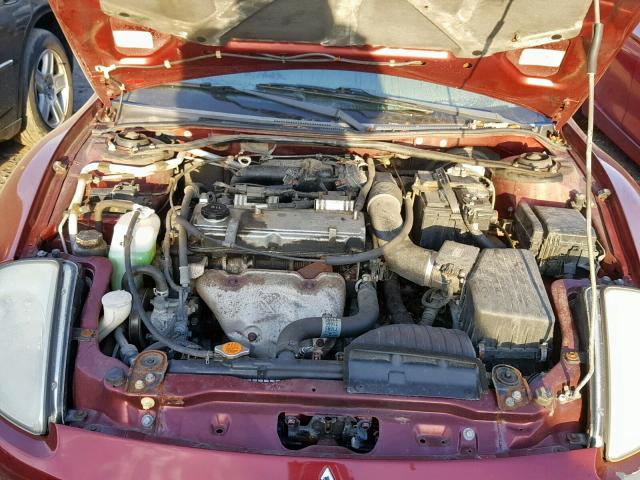 4A3AE45G03E078981 - 2003 MITSUBISHI ECLIPSE SP BURGUNDY photo 7