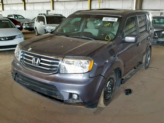 5FNYF4H38FB078320 - 2015 HONDA PILOT SE CHARCOAL photo 2