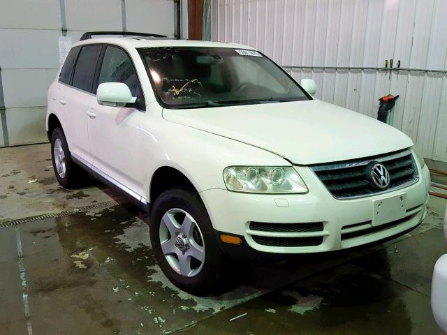 WVGBC67L34D038321 - 2004 VOLKSWAGEN TOUAREG 3. WHITE photo 1