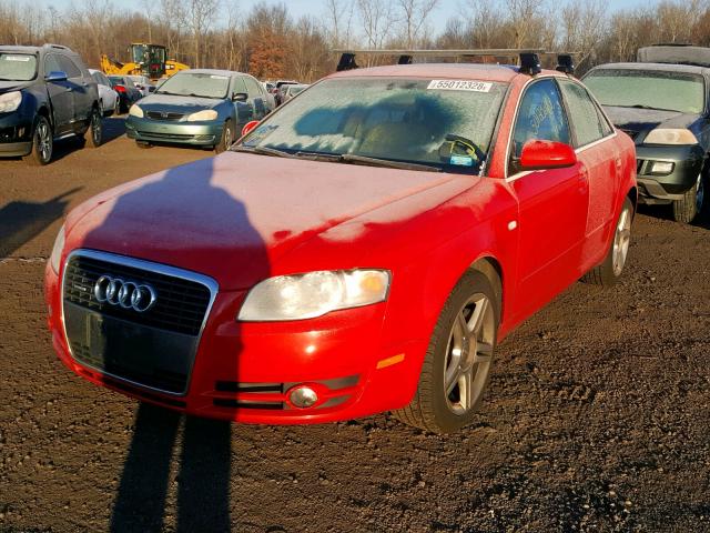 WAUDF78E37A276649 - 2007 AUDI A4 2.0T QU RED photo 2