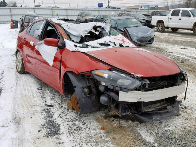 1C3CDFBA5DD214687 - 2013 DODGE DART SXT RED photo 1