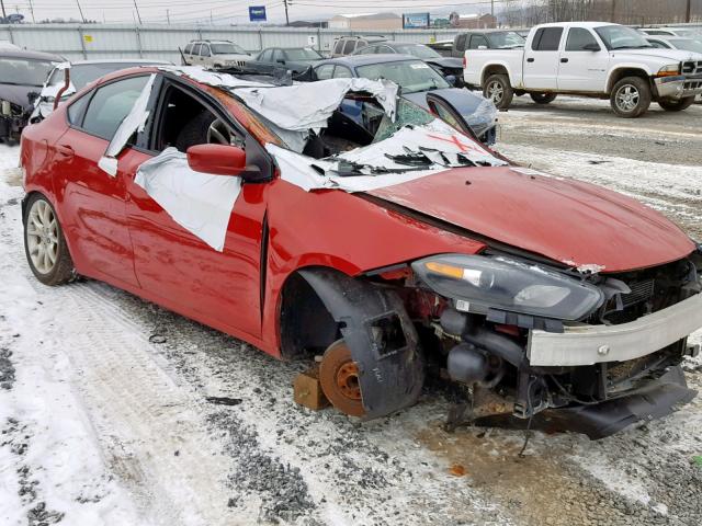 1C3CDFBA5DD214687 - 2013 DODGE DART SXT RED photo 9