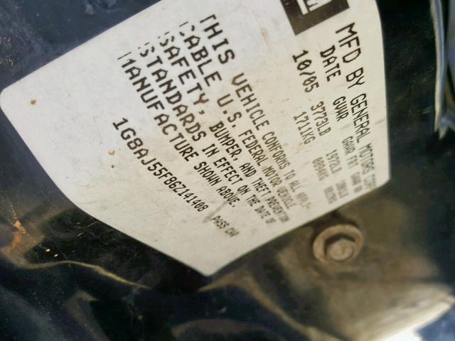 1G8AJ55F86Z141408 - 2006 SATURN ION LEVEL WHITE photo 10