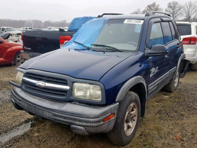 2CNBJ734036909618 - 2003 CHEVROLET TRACKER ZR BLUE photo 2