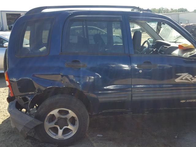 2CNBJ734036909618 - 2003 CHEVROLET TRACKER ZR BLUE photo 9