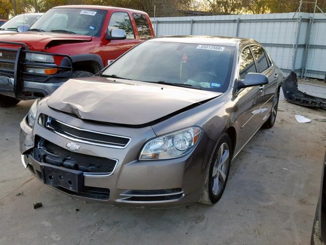 1G1ZC5EU4CF135421 - 2012 CHEVROLET MALIBU 1LT 棕色 照片 2