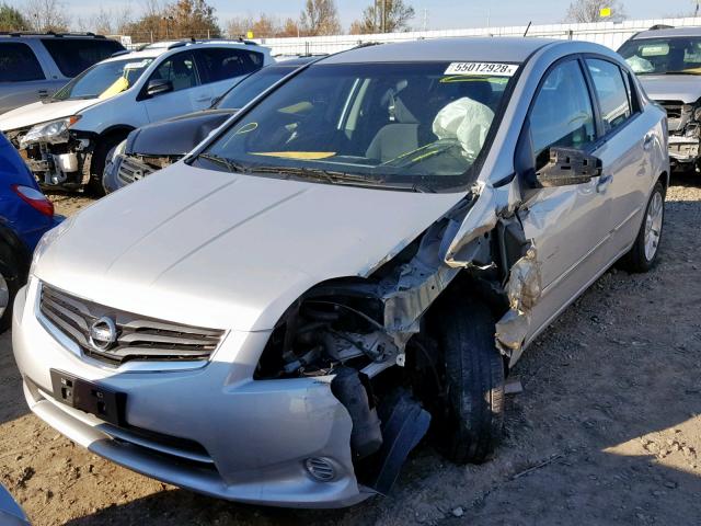 3N1AB6AP8CL617136 - 2012 NISSAN SENTRA 2.0 SILVER photo 2