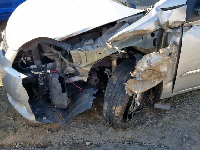 3N1AB6AP8CL617136 - 2012 NISSAN SENTRA 2.0 SILVER photo 9