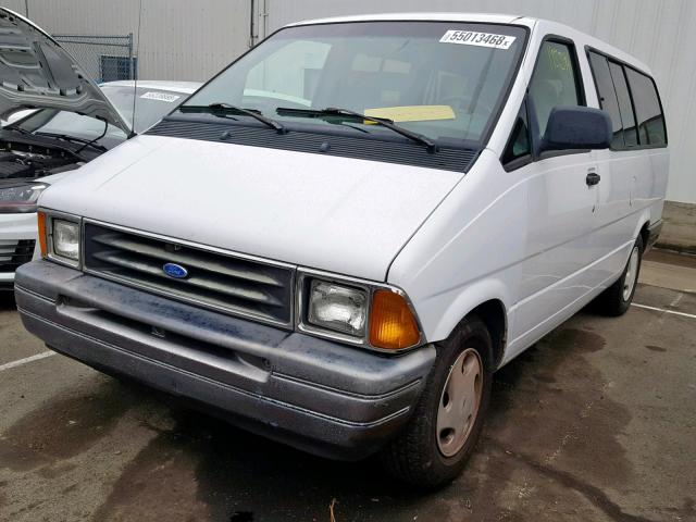 1FMDA31U7VZB81758 - 1997 FORD AEROSTAR WHITE photo 2