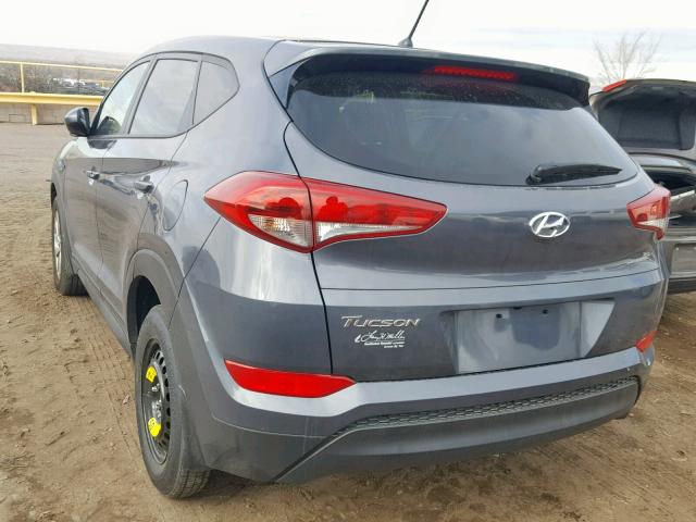 KM8J23A44JU677348 - 2018 HYUNDAI TUCSON SE GRAY photo 3