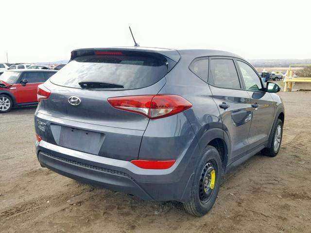 KM8J23A44JU677348 - 2018 HYUNDAI TUCSON SE GRAY photo 4