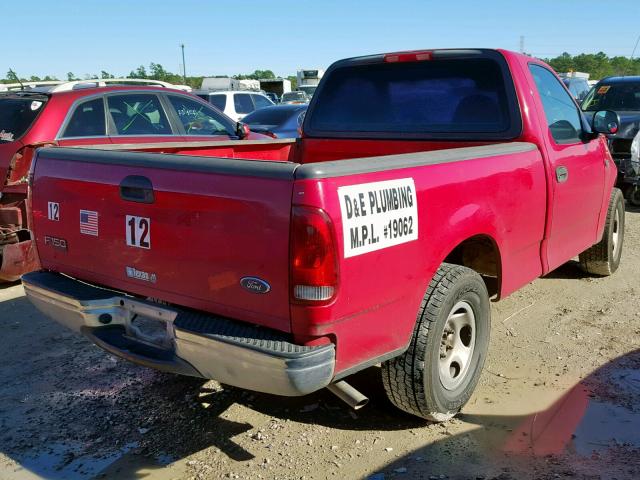 2FTRF17234CA25069 - 2004 FORD F-150 HERI RED photo 4