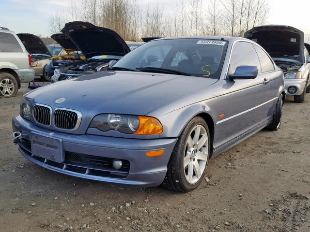 WBABM3346YJN82251 - 2000 BMW 323 CI BLUE photo 2