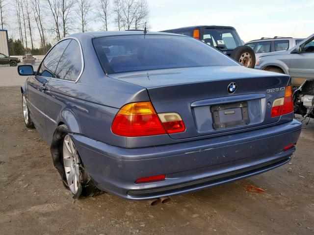 WBABM3346YJN82251 - 2000 BMW 323 CI BLUE photo 3