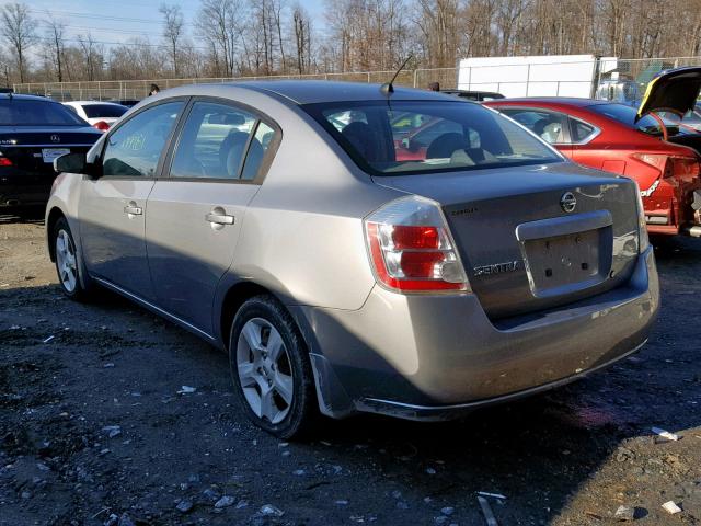 3N1AB61E08L663890 - 2008 NISSAN SENTRA 2.0 SILVER photo 3