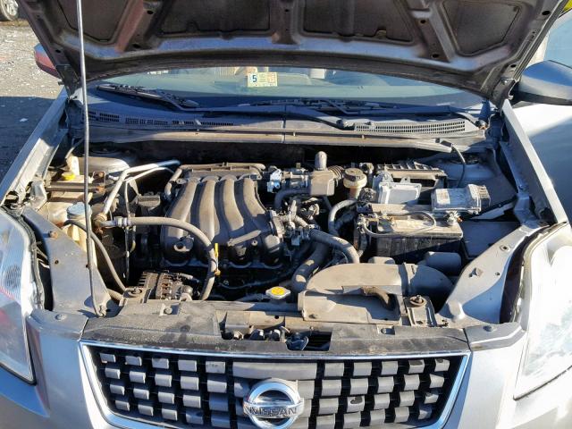 3N1AB61E08L663890 - 2008 NISSAN SENTRA 2.0 SILVER photo 7