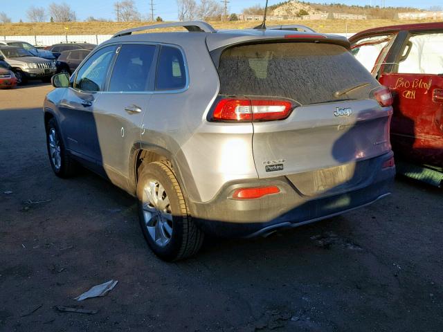 1C4PJMDB0GW261425 - 2016 JEEP CHEROKEE L SILVER photo 3