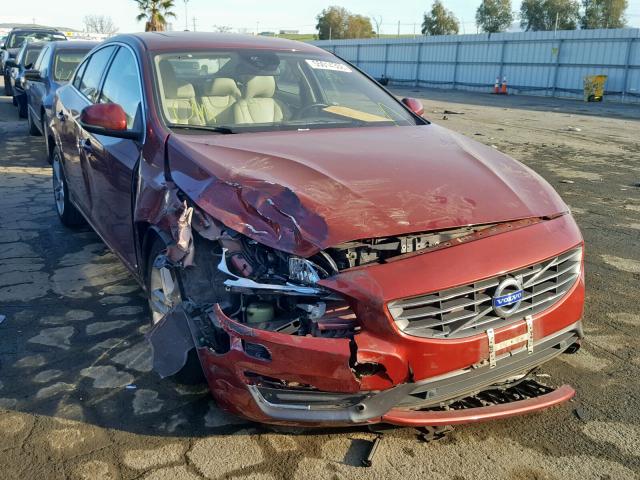 YV1612FHXE2291872 - 2014 VOLVO S60 T5 RED photo 1