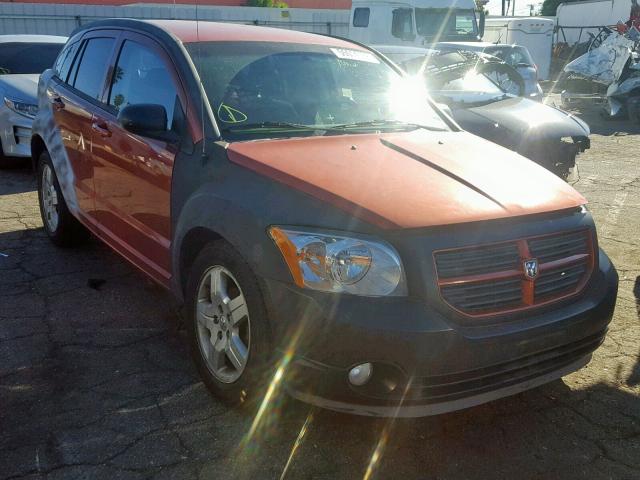 1B3HB48A49D148743 - 2009 DODGE CALIBER SX ORANGE photo 1