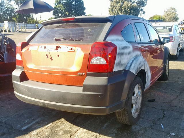 1B3HB48A49D148743 - 2009 DODGE CALIBER SX ORANGE photo 4