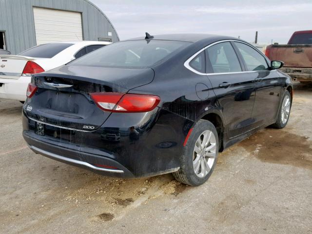 1C3CCCAB6HN505470 - 2017 CHRYSLER 200 LIMITE BLACK photo 4