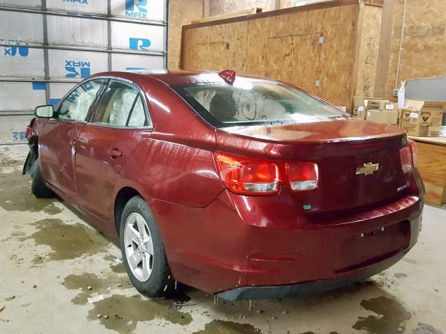 1G11C5SAXGF123383 - 2016 CHEVROLET MALIBU LIM BURGUNDY photo 3