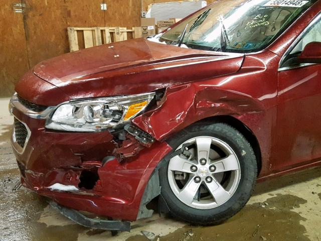 1G11C5SAXGF123383 - 2016 CHEVROLET MALIBU LIM 勃艮第红 照片 9