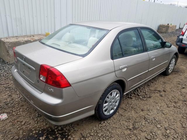 2HGES16594H525084 - 2004 HONDA CIVIC LX SILVER photo 4