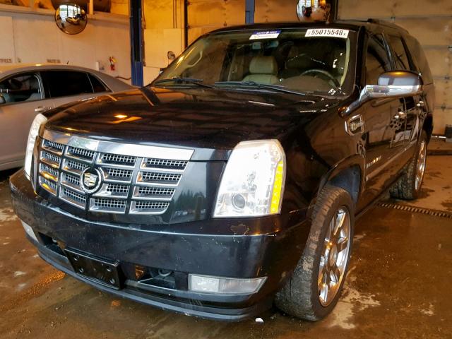 1GYFK43589R161010 - 2009 CADILLAC ESCALADE H BLACK photo 2