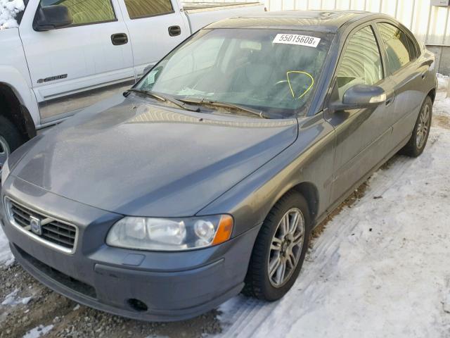 YV1RS592972600074 - 2007 VOLVO S60 2.5T GRAY photo 2