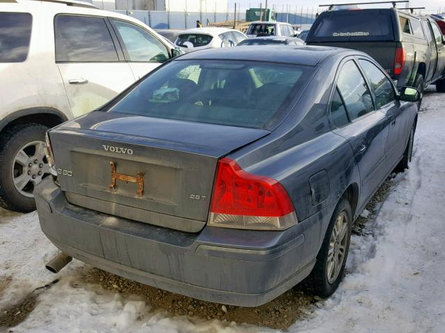 YV1RS592972600074 - 2007 VOLVO S60 2.5T GRAY photo 4