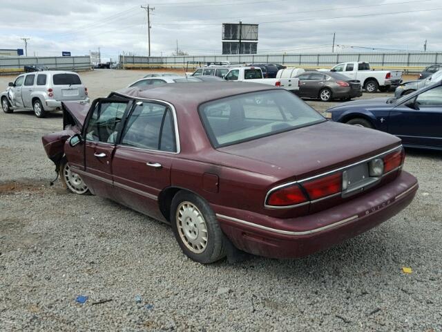 1G4HR52K3VH585388 - 1997 BUICK LESABRE LI RED photo 3