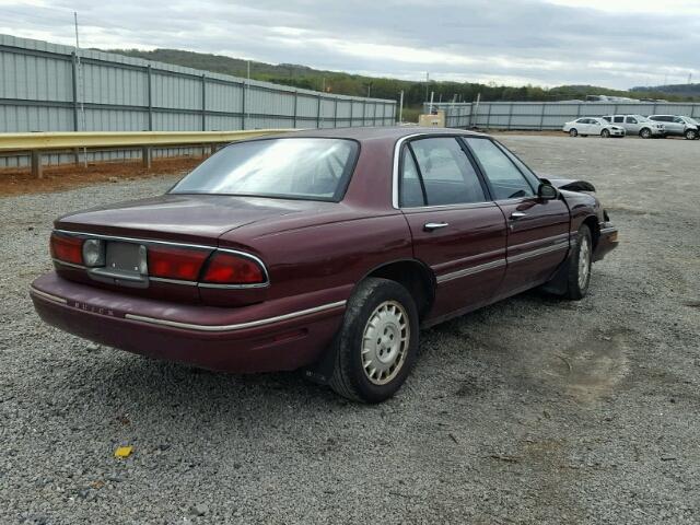 1G4HR52K3VH585388 - 1997 BUICK LESABRE LI RED photo 4