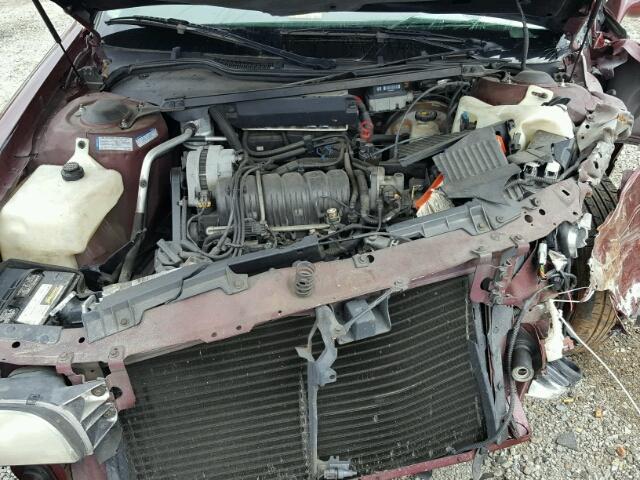 1G4HR52K3VH585388 - 1997 BUICK LESABRE LI RED photo 7