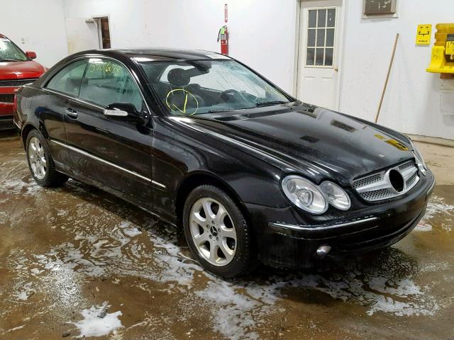 WDBTJ65J63F054272 - 2003 MERCEDES-BENZ CLK 320C BLACK photo 1